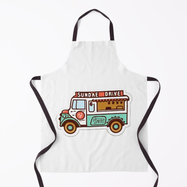 Item preview, Sundae Drive Vintage Ice Cream Truck designed and sold by NiftyWrx.