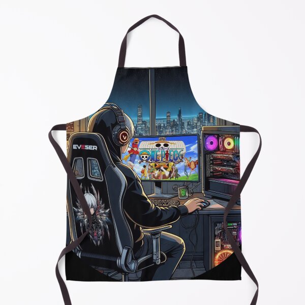 Item preview, Gaming life - X Pc X One Piece X designed and sold by Savario.
