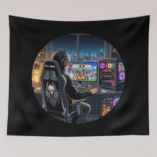Item preview, Gaming life - X Pc X One Piece X designed and sold by Savario.