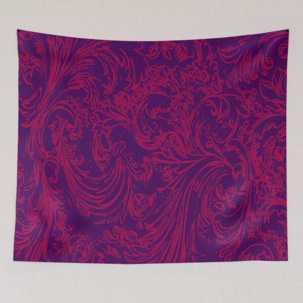 Item preview, Purple Pink Damask designed and sold by PrettyViews.