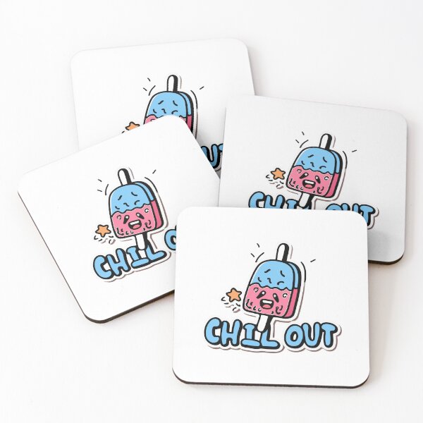 Item preview, Chill Out Cartoon Ice Pop Doodle designed and sold by NiftyWrx.