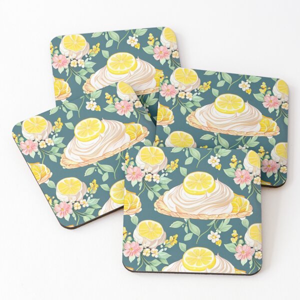 Item preview, Lemon Meringue Flowers Fabric16 designed and sold by 5C-Artwork.