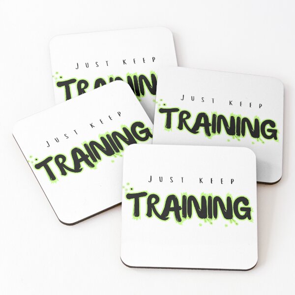 Item preview, Just Keep Training Design - Inspire Your Fitness Journey - Motivational Apparel designed and sold by Capricorn Era.