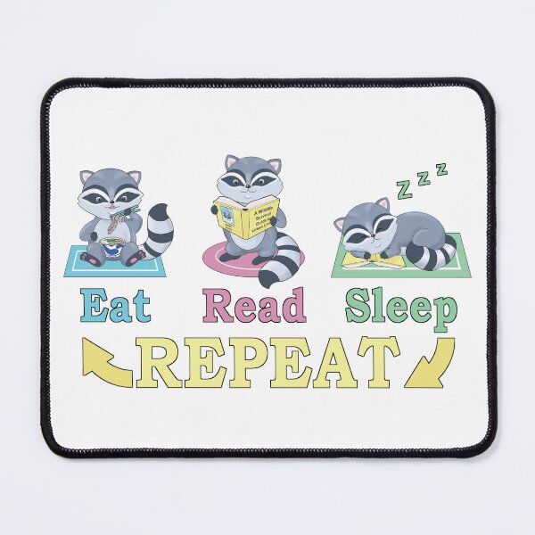 Item preview, Eat Read Sleep Repeat designed and sold by LibraryFriends.
