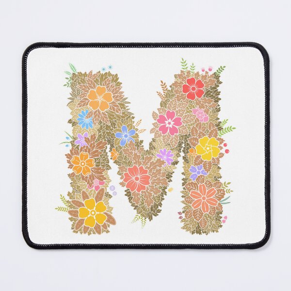 Artikelvorschau, Blumenbuchstabe „M“ WeArePrettierThanFlowers entworfen und verkauft von birthflower.