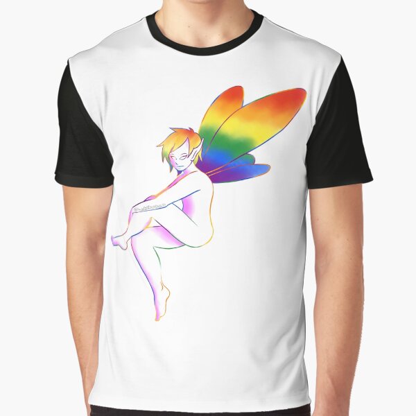 Homosexual / Homoromantic Pride Faerie Graphic T-Shirt