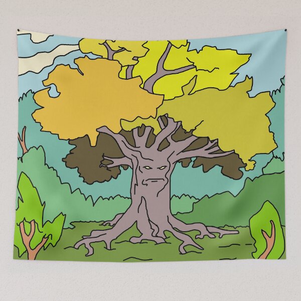 Item preview, Grumpy Treant in the Enchanted Forest designed and sold by BrushAndPen.