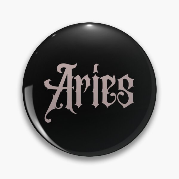 Item preview, Gothic Aries Zodiac Sign designed and sold by Hellofriendco.