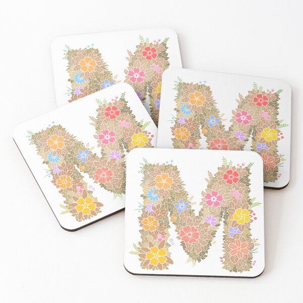 Artikelvorschau, Blumenbuchstabe „M“ WeArePrettierThanFlowers entworfen und verkauft von birthflower.