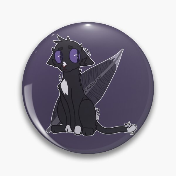 Artikelvorschau, Warrior Cats Ravenpaw Niedlicher Aufkleber entworfen und verkauft von EXPEL-AIDEN.