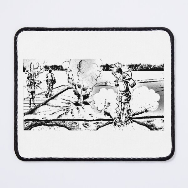 Item preview, Yellowstone Thermal Area Warning Sign designed and sold by Lil-Bit-Batty.