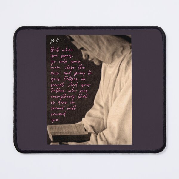 Item preview,    Young Thomas Keating. "But when you pray..." designed and sold by BEAUTYASUS.