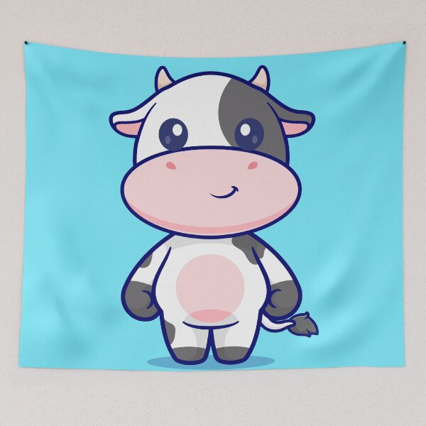 Item preview, Moo-raculous Charm: Cute Standing Cow designed and sold by hjian8219.
