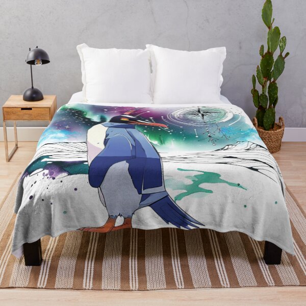 Item preview, A Penguin and The Southern Lights designed and sold by HausKatz.