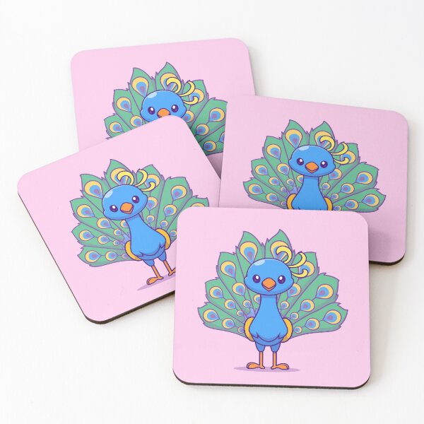 Item preview, Plume Perfection: Cute Peacock Bird designed and sold by hjian8219.