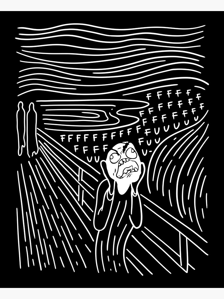 The Scream Troll Meme Fffffffuuuuu-