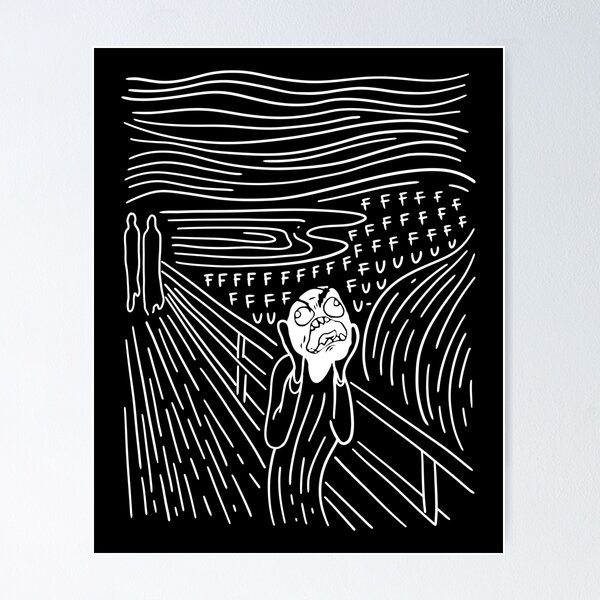 The Scream Troll Meme Fffffffuuuuu-