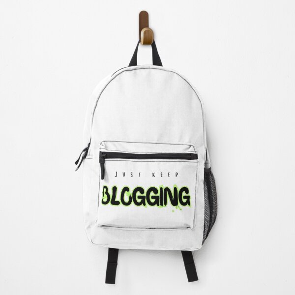Item preview, Just Keep Blogging - Inspirational Blogger Apparel  designed and sold by Capricorn Era.