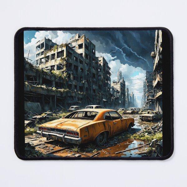 Item preview, Abandoned Cars in a Post-Apocalyptic Scenario designed and sold by Brasuca's Art.