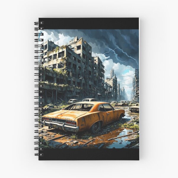 Item preview, Abandoned Cars in a Post-Apocalyptic Scenario designed and sold by Brasuca's Art.