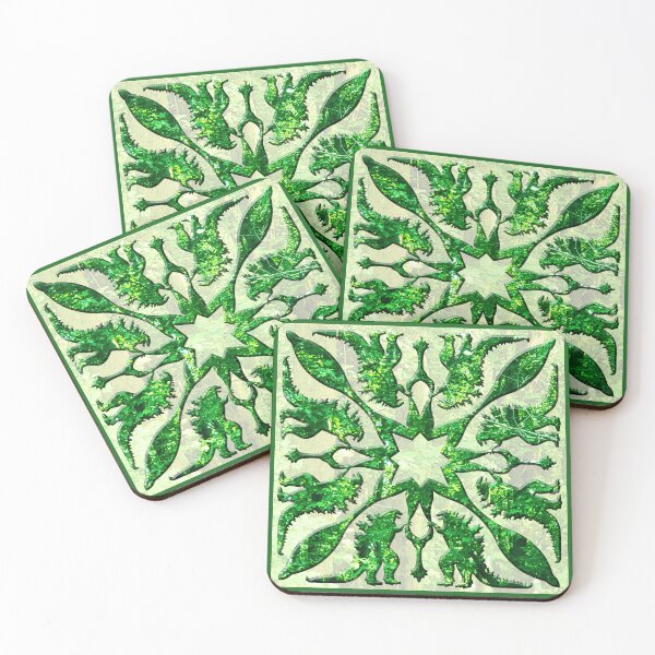 Item preview, Gojira Hawaiian Style - Green designed and sold by TimeLady's Closet.