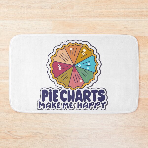 Item preview, Pie Chart Happiness Infographic Design designed and sold by NiftyWrx.