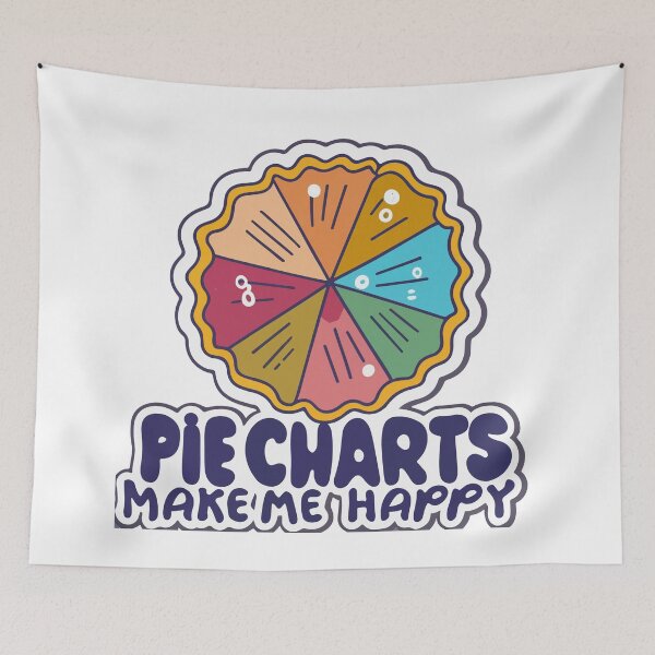 Item preview, Pie Chart Happiness Infographic Design designed and sold by NiftyWrx.