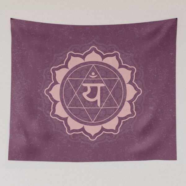 Item preview, Heart Chakra Mandala - Beet + Rose designed and sold by Irene Estelle.