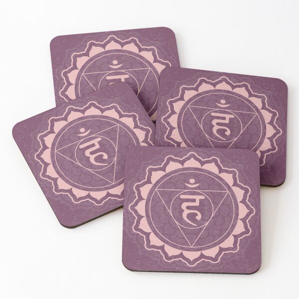 Item preview, Throat Chakra Mandala - Beet + Rose designed and sold by Irene Estelle.