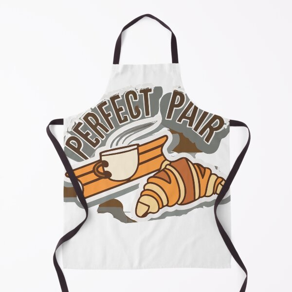 Item preview, Perfect Pair - Coffee and Croissant Café Design designed and sold by NiftyWrx.