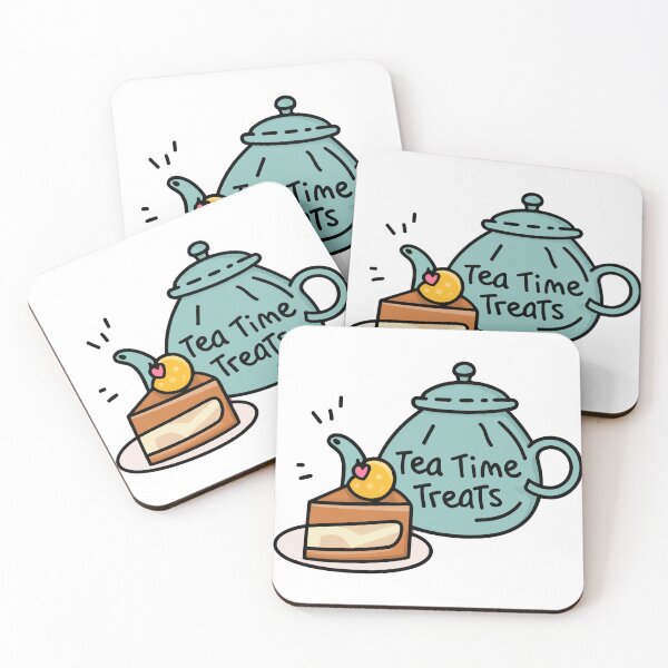 Item preview, Tea Time Treats - Whimsical Teapot and Cake Design designed and sold by NiftyWrx.