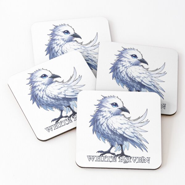 Item preview, White Raven Mythical Rare Bird  from Anchorage Alaska designed and sold by kylmllr101684.