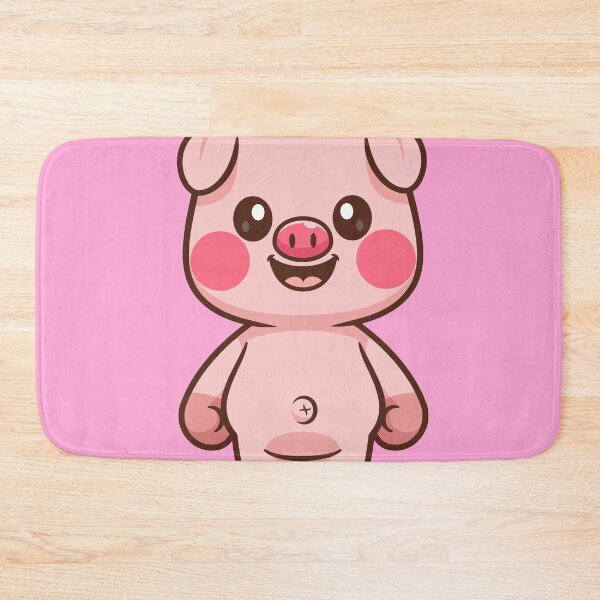 Item preview, Piglet Pizzazz: Cute Standing Pig Cartoon designed and sold by hjian8219.