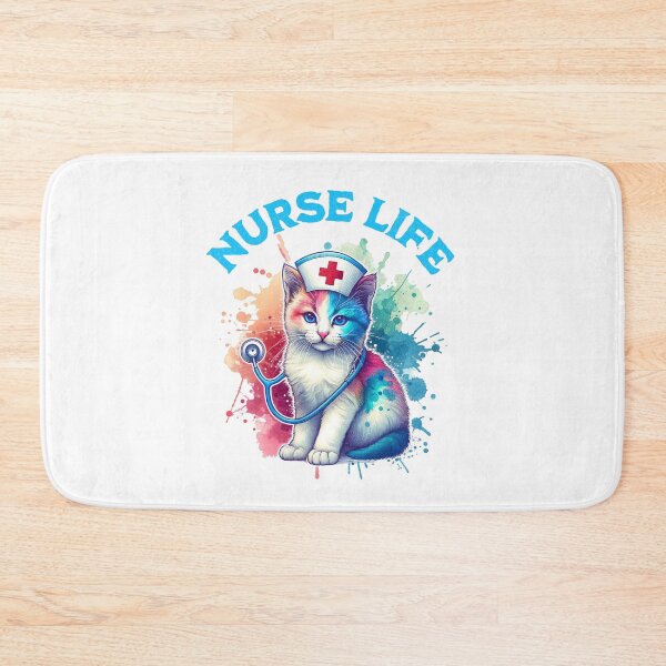 Item preview, Nurse life cat lover  designed and sold by MumMadeDesigns.