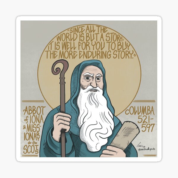 Item preview, Columba (521-597), Abbot of Iona and Missionary to the Scots designed and sold by LansingCreative.