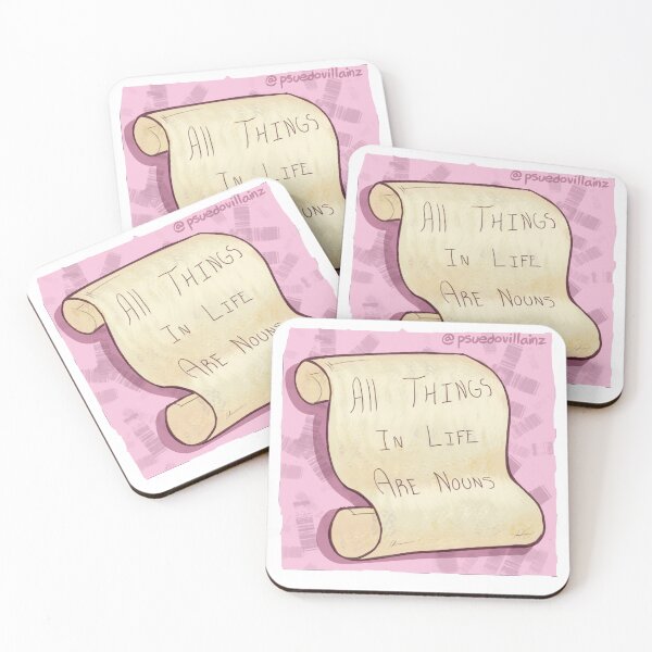 Item preview,  All Things In Life Are Nouns designed and sold by Tomuraukami.