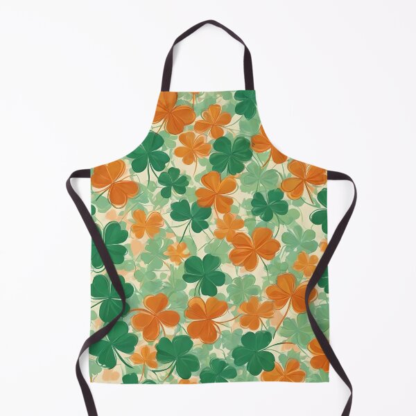 Item preview, Green and orange clovers designed and sold by Ciervo Primavera.