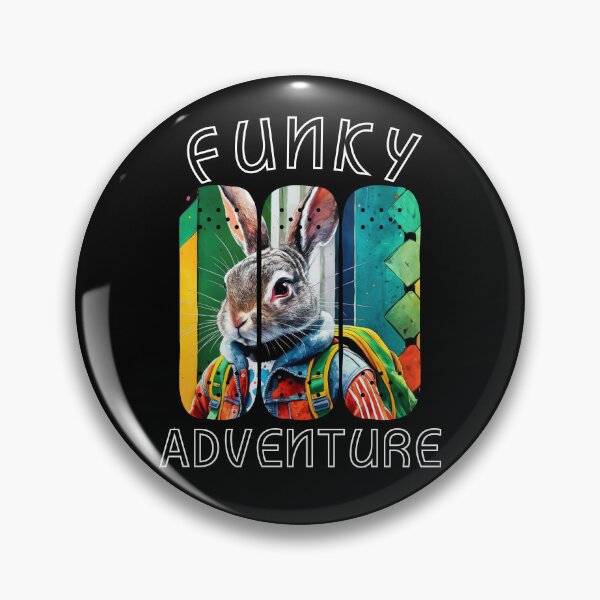 Artikelvorschau, Funky Adventure Backpacking Rabbit entworfen und verkauft von MyEpicSquare.
