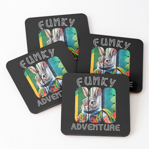 Artikelvorschau, Funky Adventure Backpacking Rabbit entworfen und verkauft von MyEpicSquare.