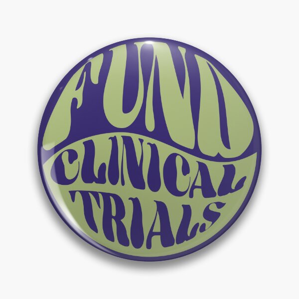 Item preview, Fund Clinical Trials (vintage warped text) designed and sold by sarahwlongcovid.