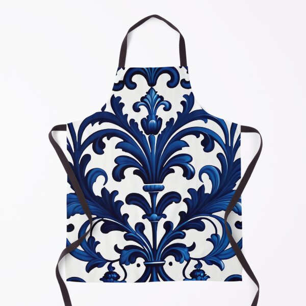 Item preview, Abstract Delfts Blue Dutch Porcelain Pattern designed and sold by TheArtOfPat.