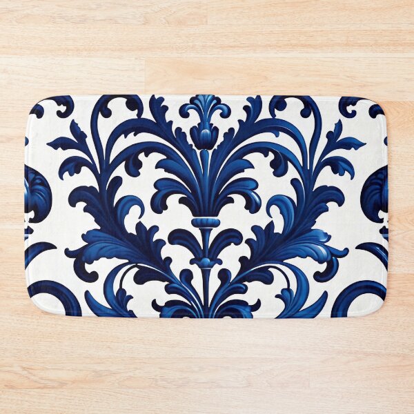 Item preview, Abstract Delfts Blue Dutch Porcelain Pattern designed and sold by TheArtOfPat.