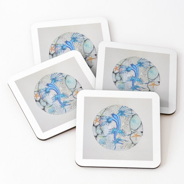 Item preview, Pretty Blue Seaslug designed and sold by KellieJoanArt.