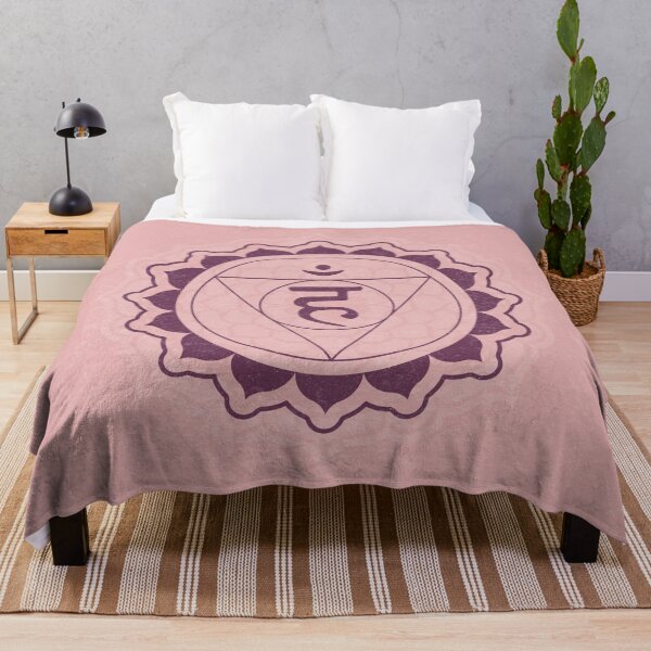 Item preview, Throat Chakra Mandala - Rose + Beet designed and sold by Irene Estelle.