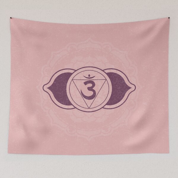 Item preview, Third Eye Chakra Mandala - Rose + Beet designed and sold by Irene Estelle.