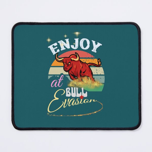 Item preview, Bull Evasion Bliss: Retro Sunset and Glittering Magic designed and sold by EducaPro.