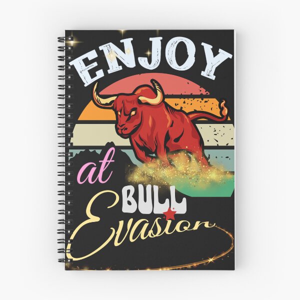 Item preview, Bull Evasion Bliss: Retro Sunset and Glittering Magic designed and sold by EducaPro.