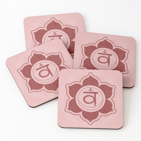 Item preview, Sacral Chakra Mandala - Rose + Ruby designed and sold by Irene Estelle.