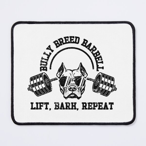 Item preview, Bully Breed Barbell - Pit Bull Gym Design designed and sold by TravisATR.