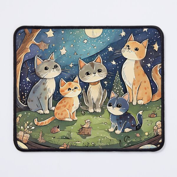 Item preview, Cute Cat Evening Rendezvous designed and sold by omerfdln34.